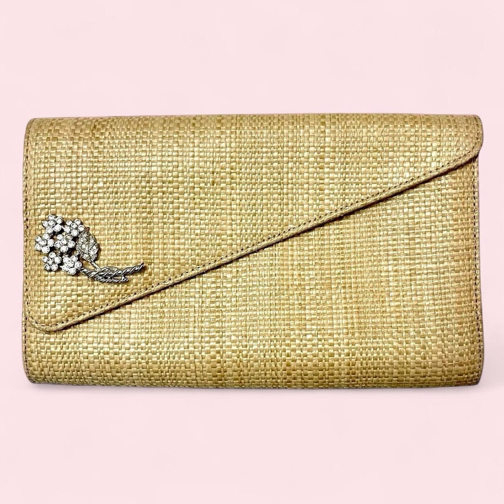 Ronny Kobo | Vintage Woven Bejeweled Clutch